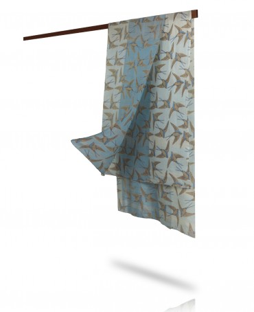 Палантин Женский SN40-OISEAUX/BLEU